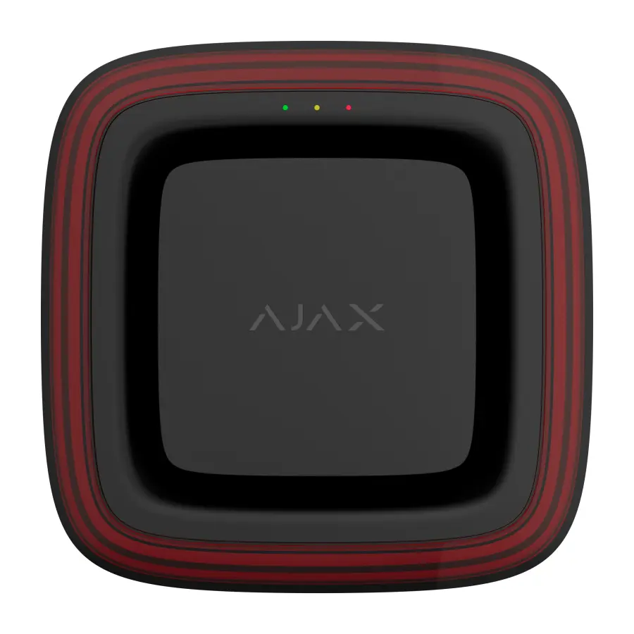 EN54 FireProtect (Sounder/VAD), bezdrát. siréna s majákem, černá